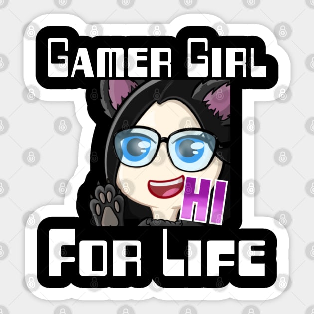 Gamer girl for life Sticker by WolfGang mmxx